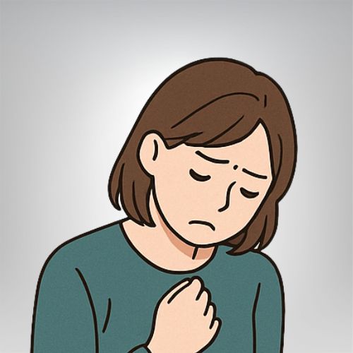 何かあるたびに自分を責めてしまう女性のイメージ画像