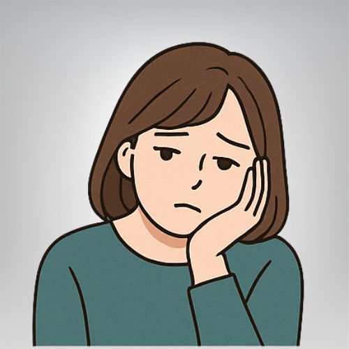 「どうせ私なんて…」と思ってしまう女性のイメージ画像