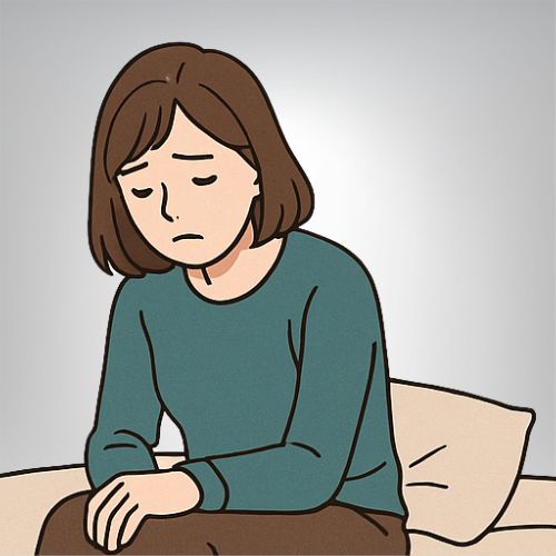 頑張っていても、何一つ報われない感じがする女性のイメージ画像
